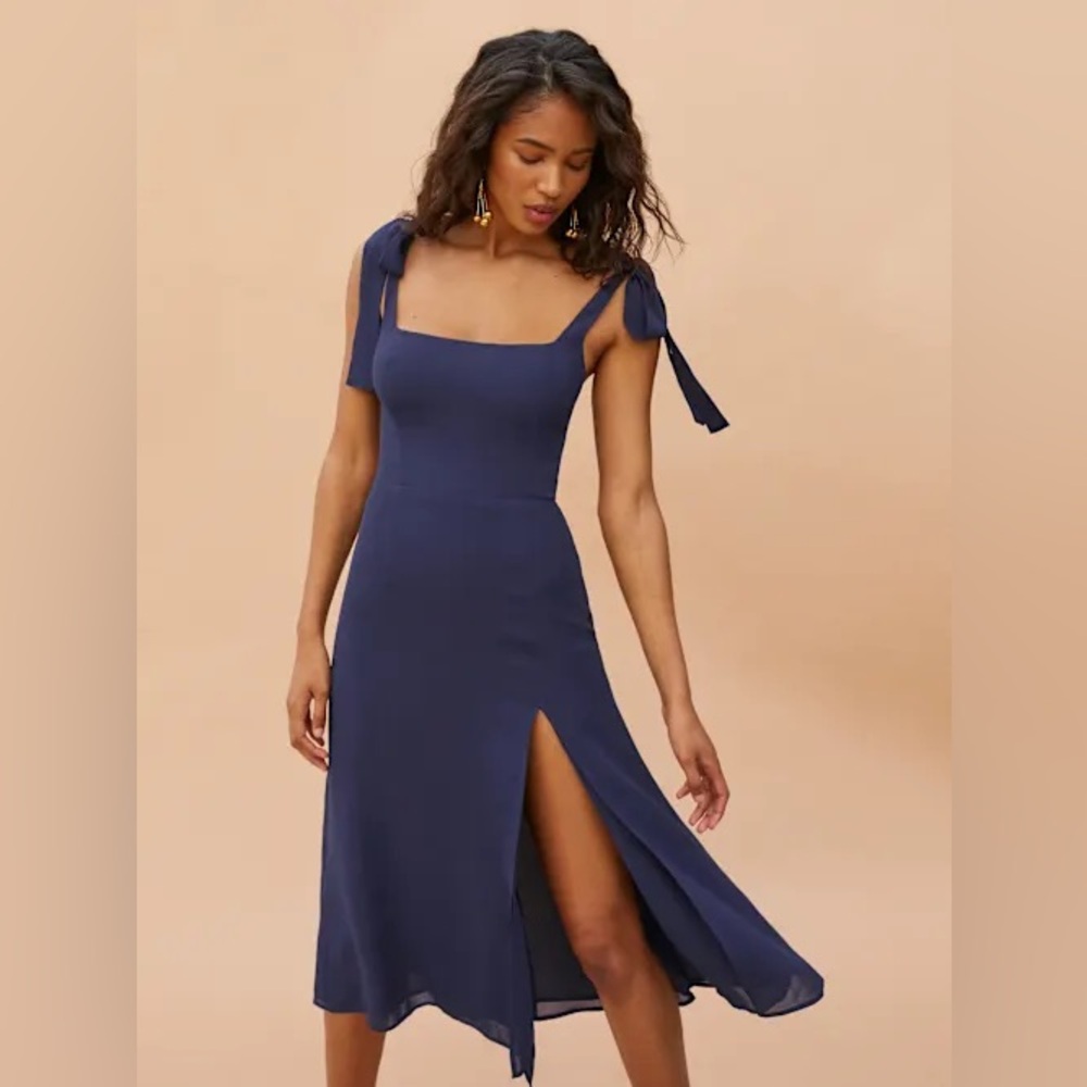 Reformation Twilight Dress in Danube (Blue)